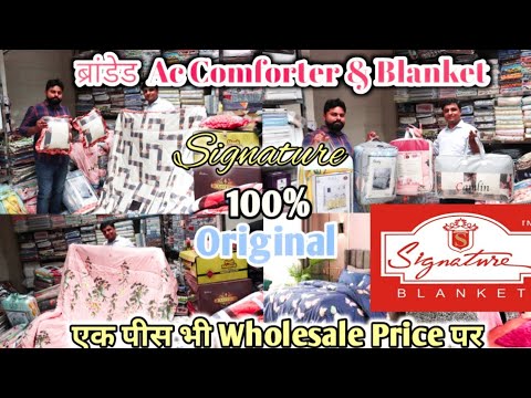 Signature AC Comforter Bedsheet Blanket |  Super Wholesaler of Comforter Bedsheets & Blankets
