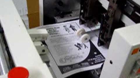 BOURG AE 30 COLLATOR WITH NEW STYLE STITCH, FOLD AND TRIMMER