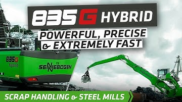 World premiere in bulk, scrap and slag handling - SENNEBOGEN 835 G Hybrid