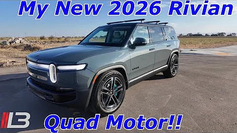 2026 Quad Motor Rivian R1S Delivery Day and Walk Around. First Impression