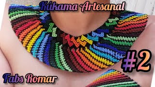 collar de chaquira / Mostacilla en diagonal 2da parte collar de chaquira / Mostacilla en diagonal 2da parte