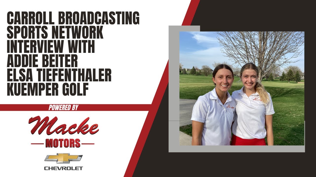 Carroll Broadcasting Sports Network interview with Addie Beiter and Elsa Tiefenthaler after Carroll 