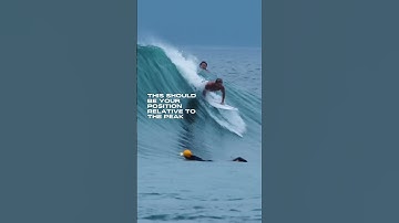 Surf tip: How to take off behind a peak with Brodi Sale