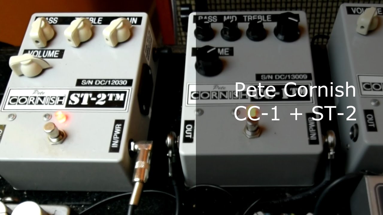 Pete Cornish CC-1 and ST-2 demo - YouTube