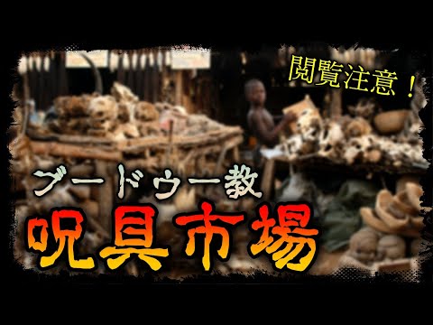 【世界の珍百景】普通の人には需要無し！！「ブードゥー教の呪具市場」