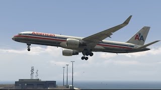 GTA V Boeing 757-200 Gameplay (MOD)