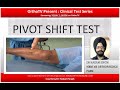 The pivot shift test in acl tear everything you need to know about by dr hakam singh