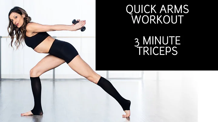 TONE THE BACK OF YOUR ARMS |       3 MINUTE TRICEP...