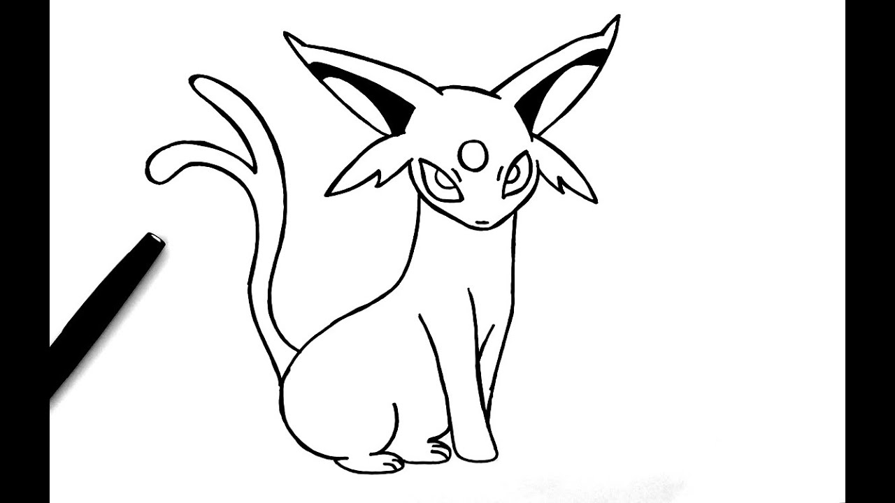 How To Draw Espeon Pokémon