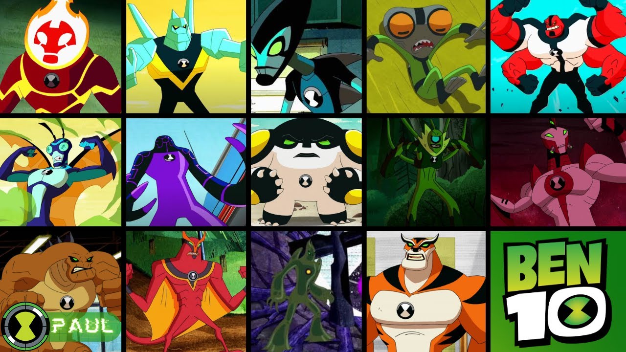 Every New Alien Transformation from Season 5, Ben 10