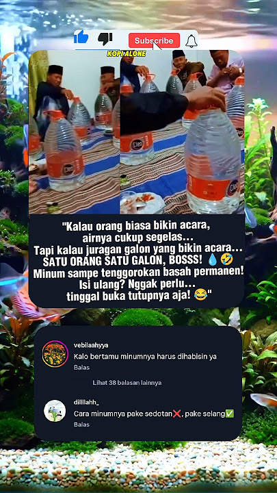 “Kalau juragan galon ngadain acara 😂💧#shortsfeed #shortsviral #fyp #beritaviral #masukberanda