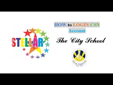 How to login your CSN account. The City School.