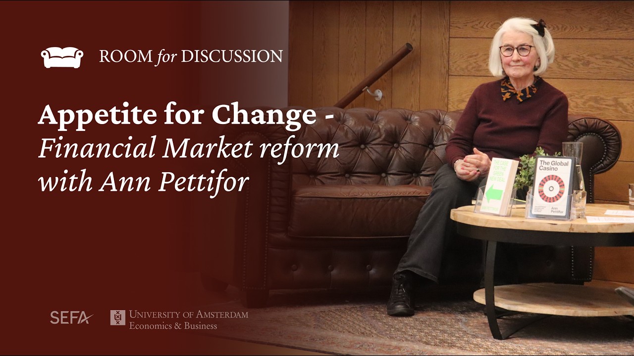 Appetite for Change - Financial Market Reform with Ann Pettifor