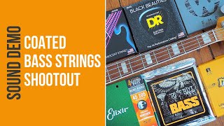 Coated Bass Strings Shootout - Sound Demo (no talking)