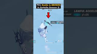 This Exotic is BROKEN in Fortnite Season 2?! 😱 #fortnite #shorts #fortniteclips