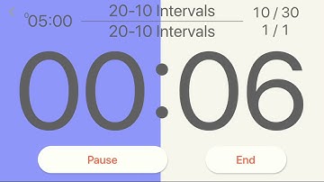 30 x (20 seconds - 10 seconds) intervals by Interval Timer: Custom Workout app
