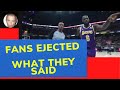 Lebron Gets Fan Ejected What They Really Said