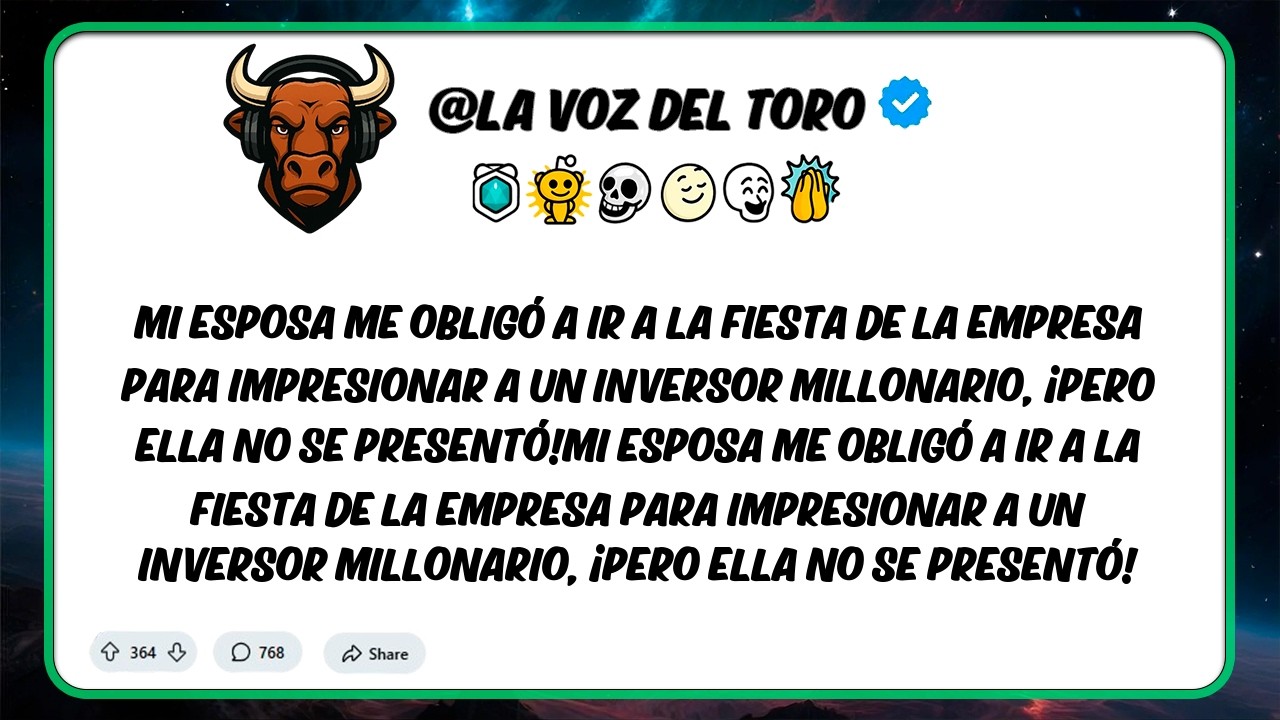 Mi Esposa Me Obligó a Ir a la Fiesta de la Empresa para Impresionar a un Inversor Millonario,