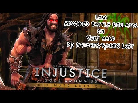 Injustice : Gods Among Us - Lobo Classic Battles On Very Hard No Matches Lost