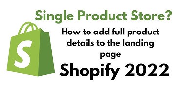 Add FULL product to landing page Shopify 2022 Dawn Theme