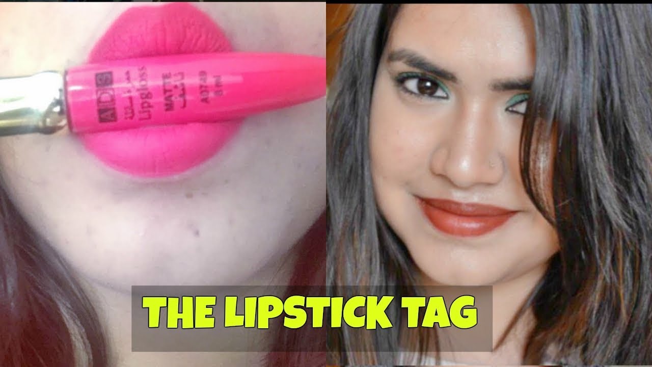 Lipstick tag Worst lipstick Best lipstick in my collection लिपस्टिक