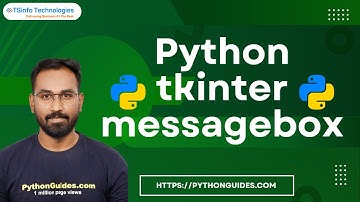Python tkinter messagebox example | Messagebox in Python Tkinter