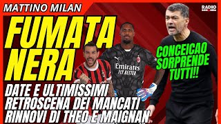 THEO - MAIGNAN: I RETROSCENA DELLA FUMATA NERA. CONCEICAO NON CAMBIA COL BOLOGNA | Mattino Milan