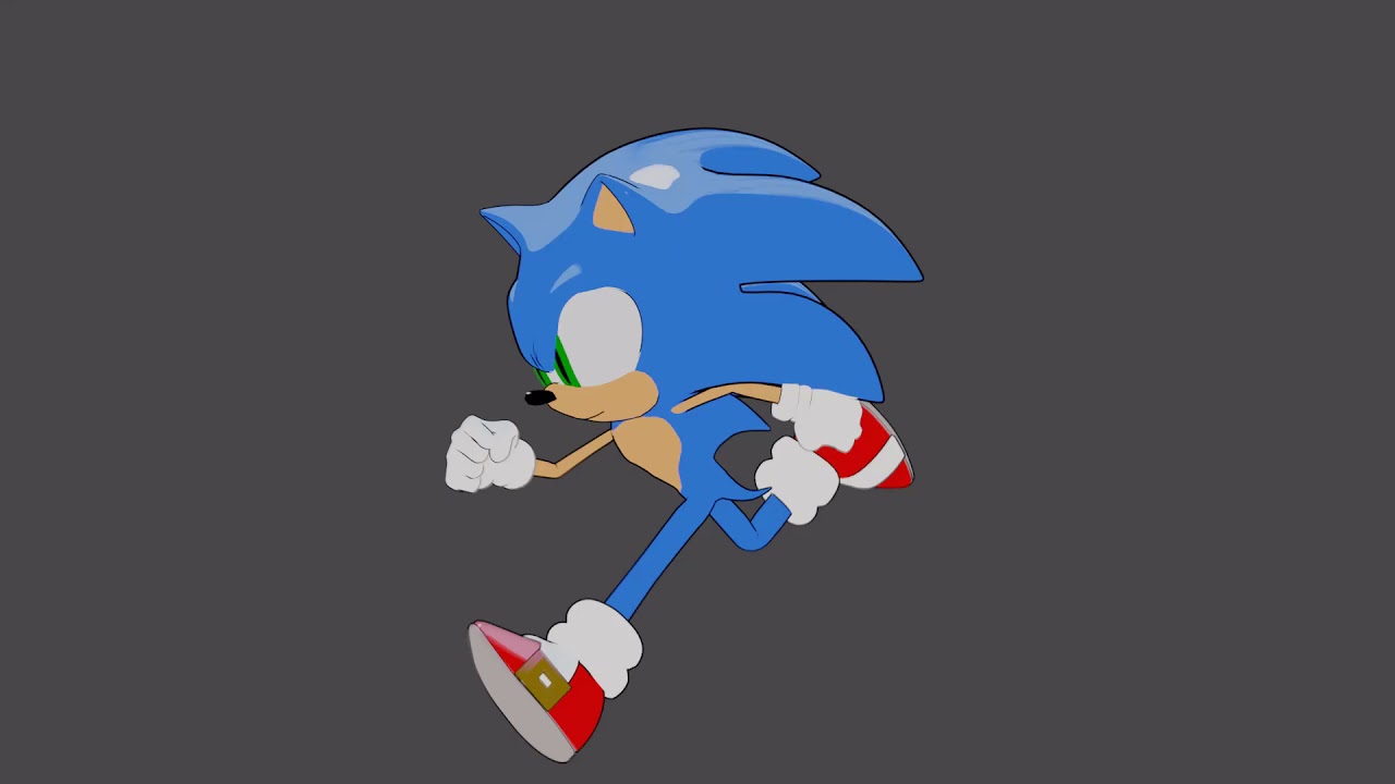 Sonic Run Cycles! - YouTube