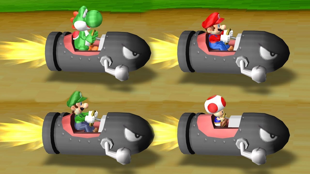 Mario Party 9 Garden Battle - Yoshi vs Mario vs Luigi vs Toad| Cartoons Mee