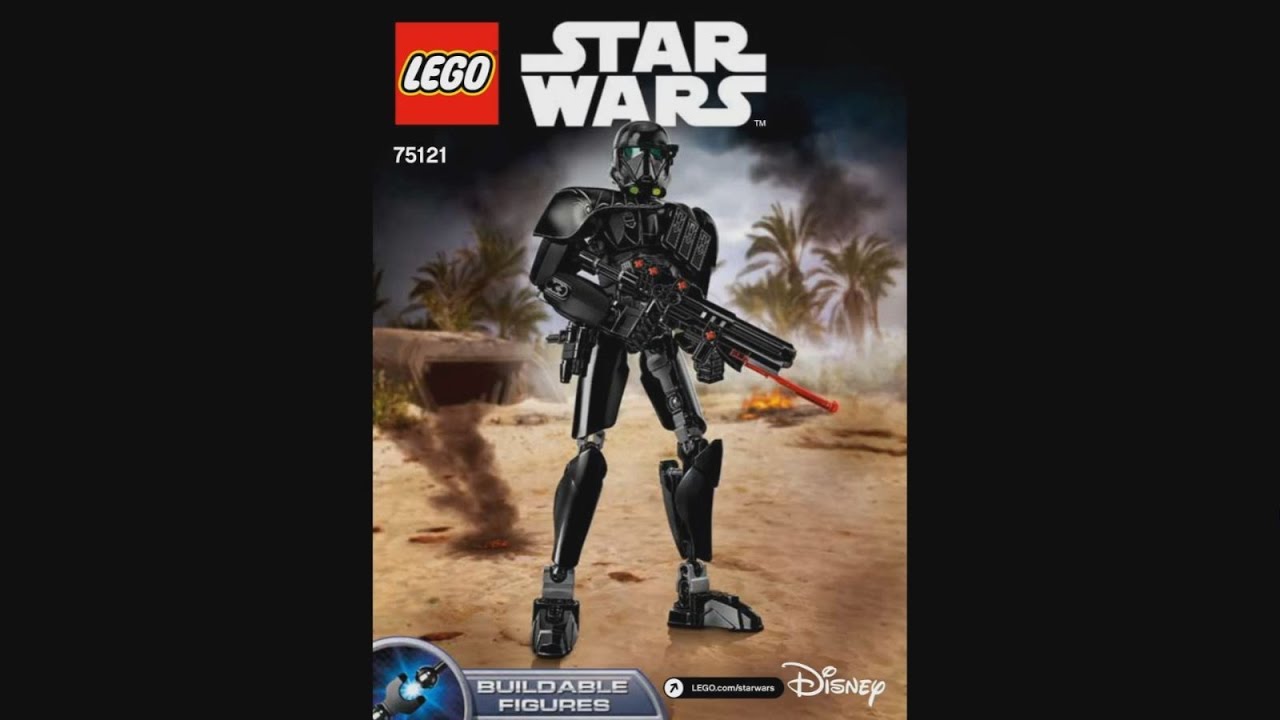 LEGO Constraction Star Wars 75121 Imperial Death Trooper - instruction timelapse