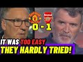 Roy keane  merson thought and reaction to man united 0 v arsenal 1