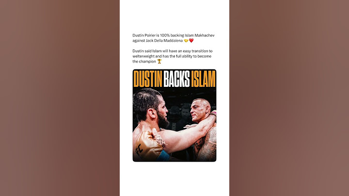 Dustin Poirier backs Islam Makhachev to dominate at 170 🏆🔥