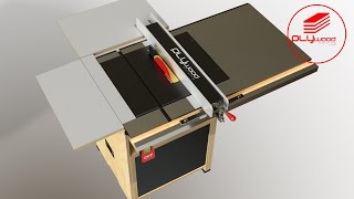 How to make Amazing Woodworking Table Saw with perfect fence - dewalt table saw