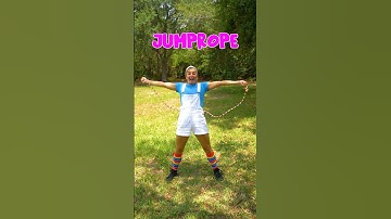 What do you think of her favorite trick?! 👀 #forkids #circus #jumprope #spellingtest