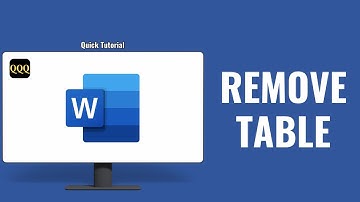 How To Remove Table without Deleting Text in Microsoft Word
