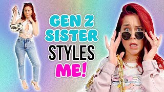 Millennial Follows Gen Z Sister's Fashion Advice!? *18 year age gap*