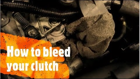 how to bleed your clutch! volkswagen