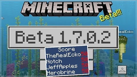 MCPE 1.7.0.2 BETA UPDATE!! Minecraft Pocket Edition Scoreboard Command Added (Beta 1.7)