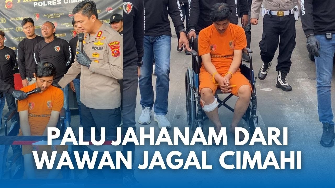 PENGAKUAN JAHANAM Si Wawan! Jagal Tati di Cimahi dengan Palu Berawal dari Urusan Rp 20 ribu