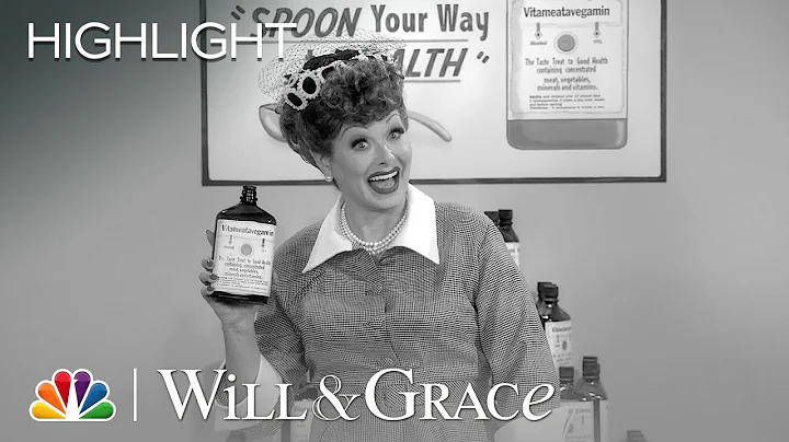 Grace Reenacts I Love Lucy's Vitameatavegamin Comm...