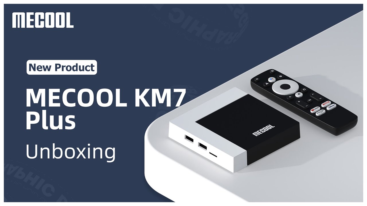 Mecool KM7 Plus + funda negra protectora para mando y Memoria 32GB