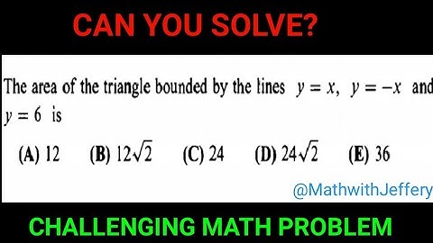 How to find area of a triangle bounded by a line