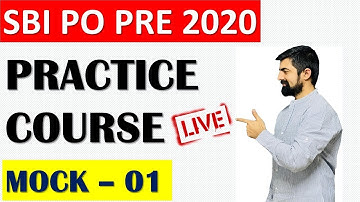 SBI PO PRE 2020 || Mock Paper - 01 || Target 35/35 In Reasoning || By Dhruvasir
