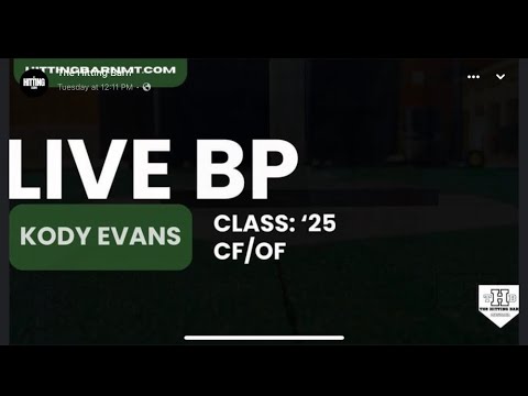 Kody Evans ‘25 (LIVE AB) 10/13/2023