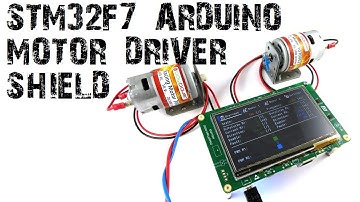 STM32F7 Dual Motor Driver Shield Arduino