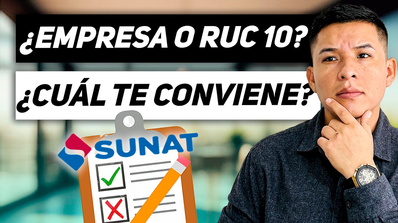 🤔 Cuándo NO deberías CREAR tu EMPRESA RUC 2O 🤫 y ¿CUÁL es MEJOR RUC 10 ó RUC 20?🔥[SUNAT 2025]