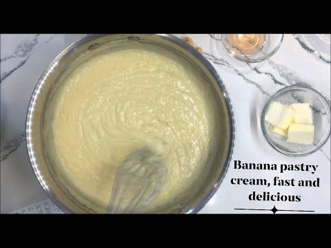 Banana Pastry Cream ~ Aunt Susie's Kitchen