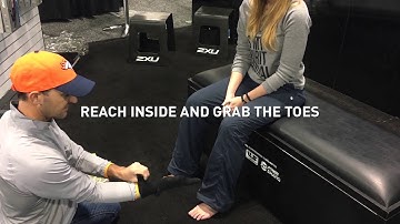 How to Put on a 2XU Compression Sock