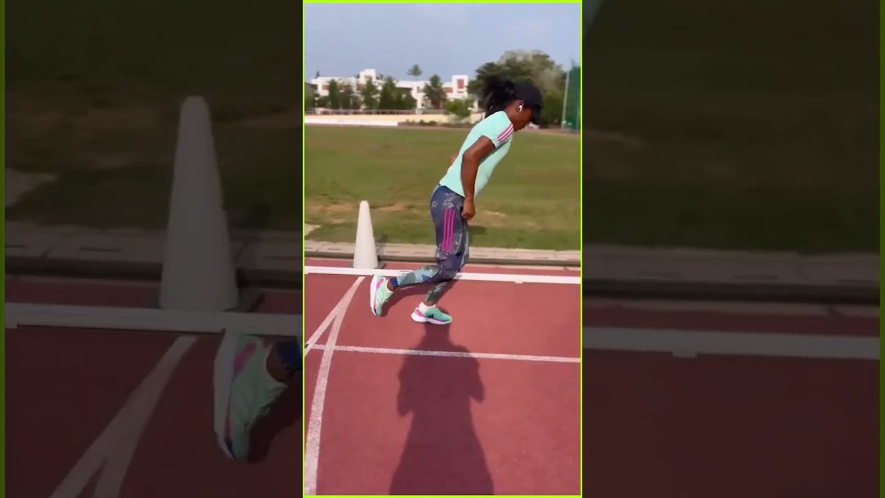 Hima Das on Track 😎😎 