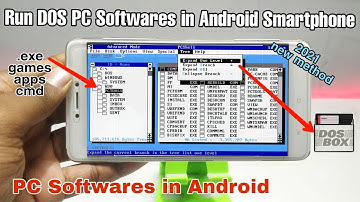 Run DOS PC Softwares in Android Smartphone Using DOSBOX App 2021 | DOS PC Softwares in Android